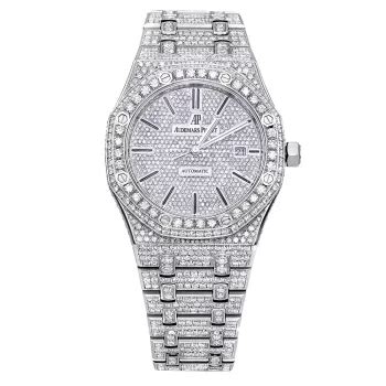 bust down audemars piguet price|Audemars Piguet iced out watch.